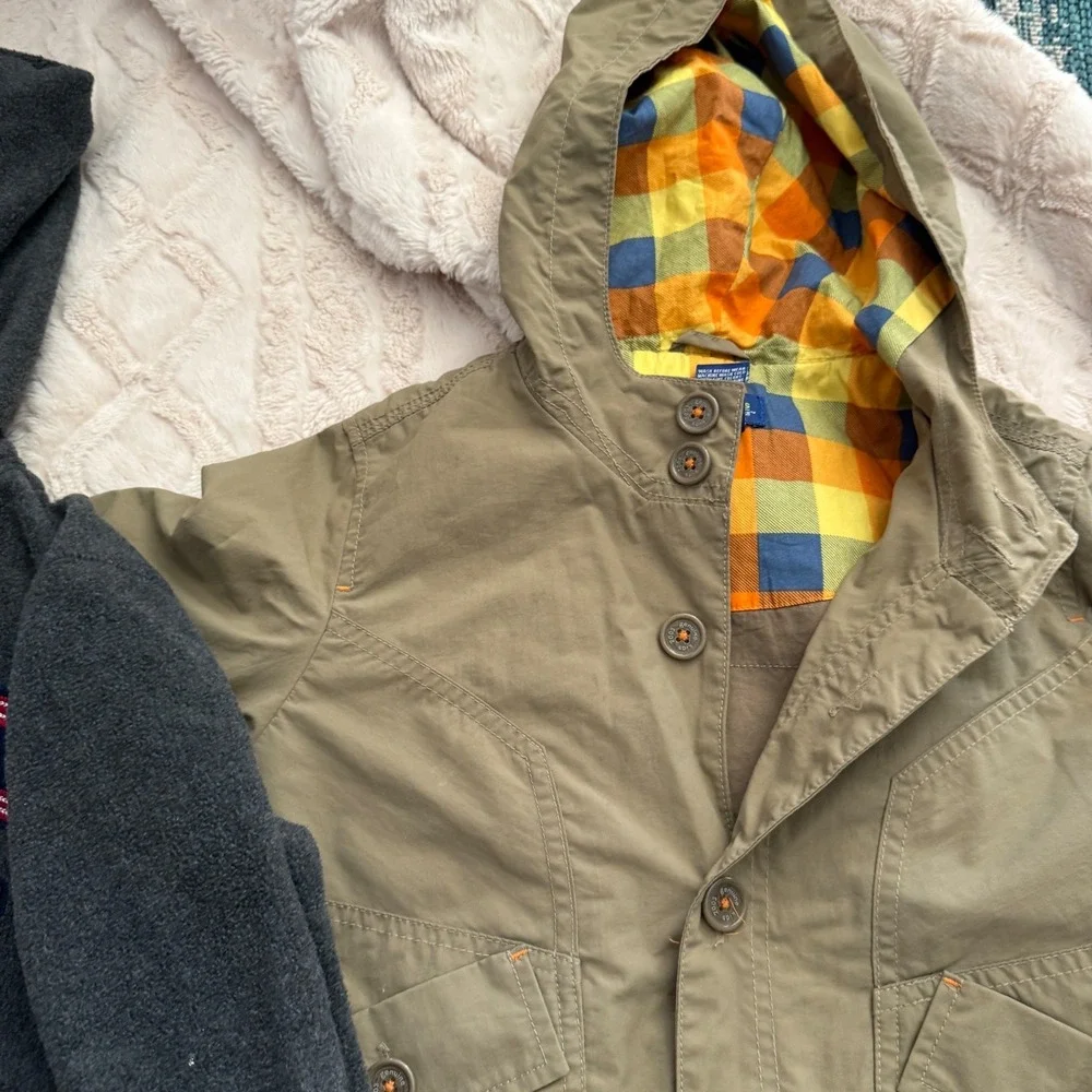 Gap & Genuine Kids 5T Jacket & Fleece Hoodie Set Toddler Boys School Fall